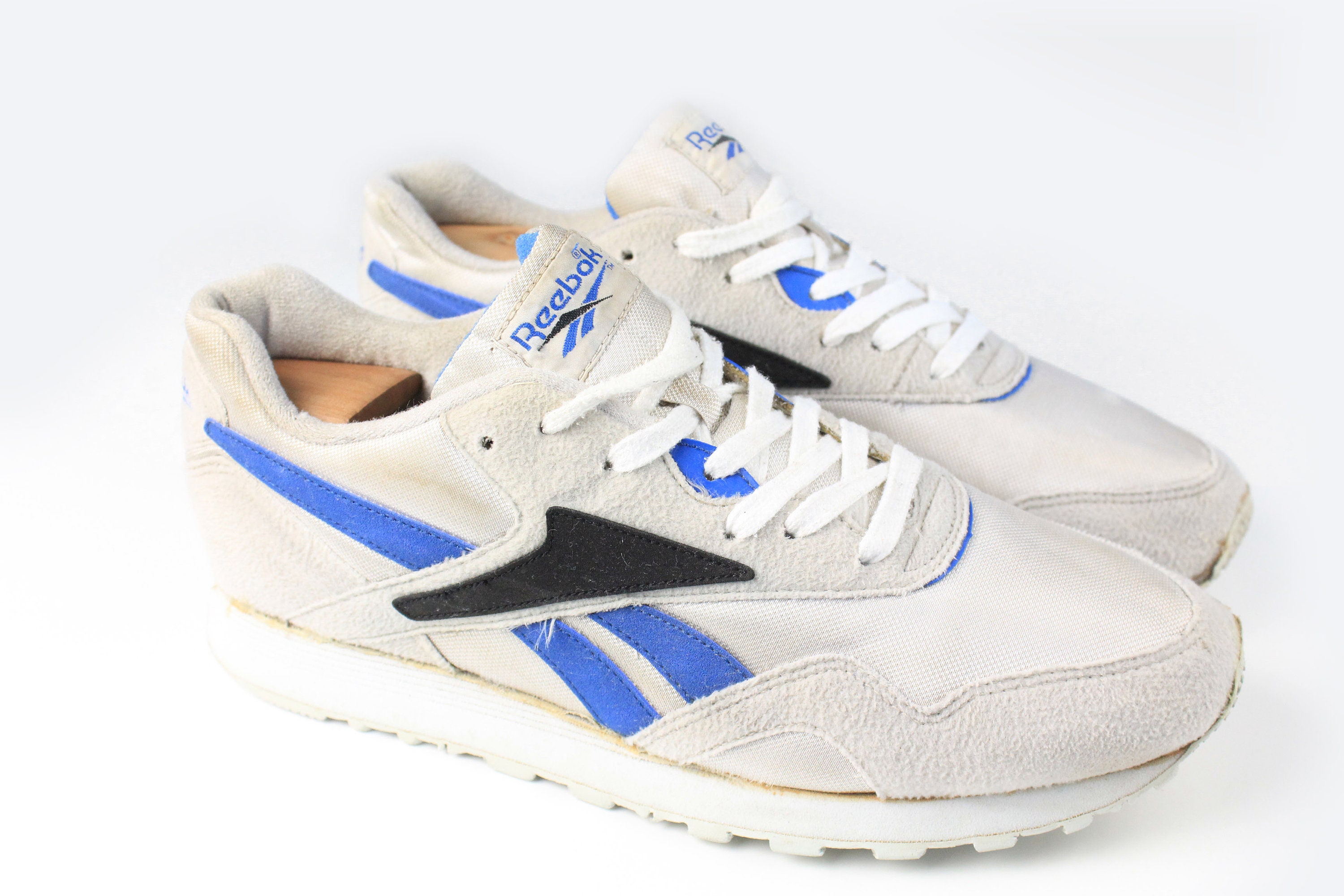 Vintage REEBOK Sneakers Men s US10 Authentic Athletic Shoes Rare Retro Tie Sport 90 s Style Casual Gray Streetwear Trainers Classic Rapide Etsy Denmark