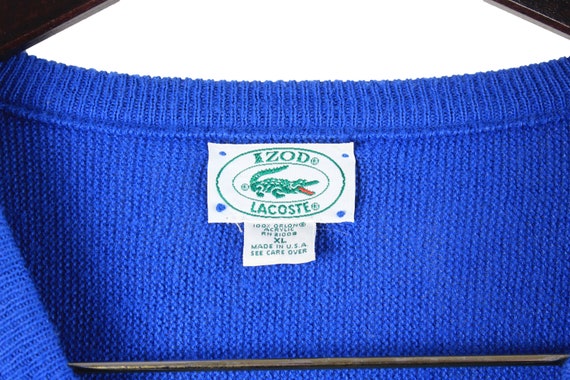 vintage LACOSTE IZOD Jumper blue authentic sweate… - image 3
