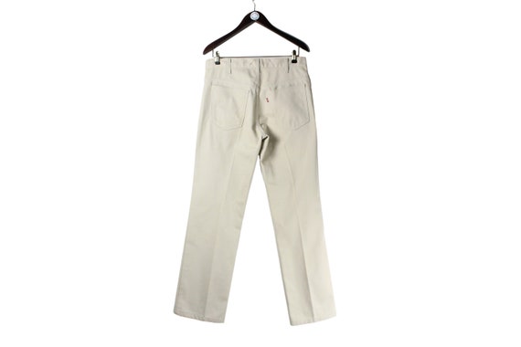 vintage LEVIS Sta-Prest Pants Size W 33 L 34 trou… - image 2