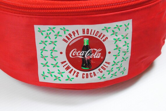 vintage COCA-COLA Waist Bag  Fanny Pack red big l… - image 3