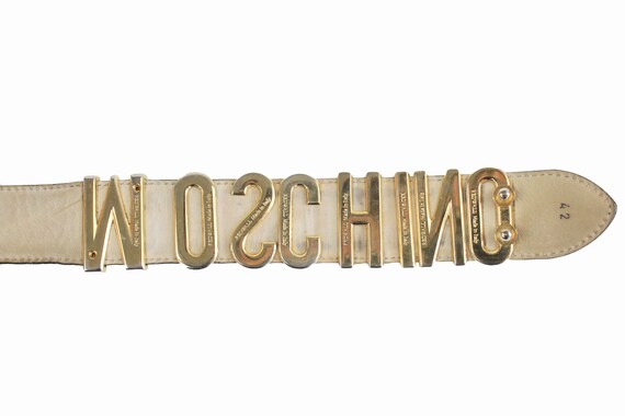 Vintage MOSCHINO Waist Belt Authentic Women display picture 1
