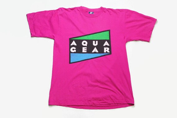 purple and aqua nike shirt