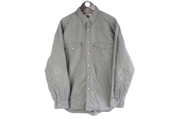 vintage LEVIS shirt Size L/XL authentic 90's USA … - image 1