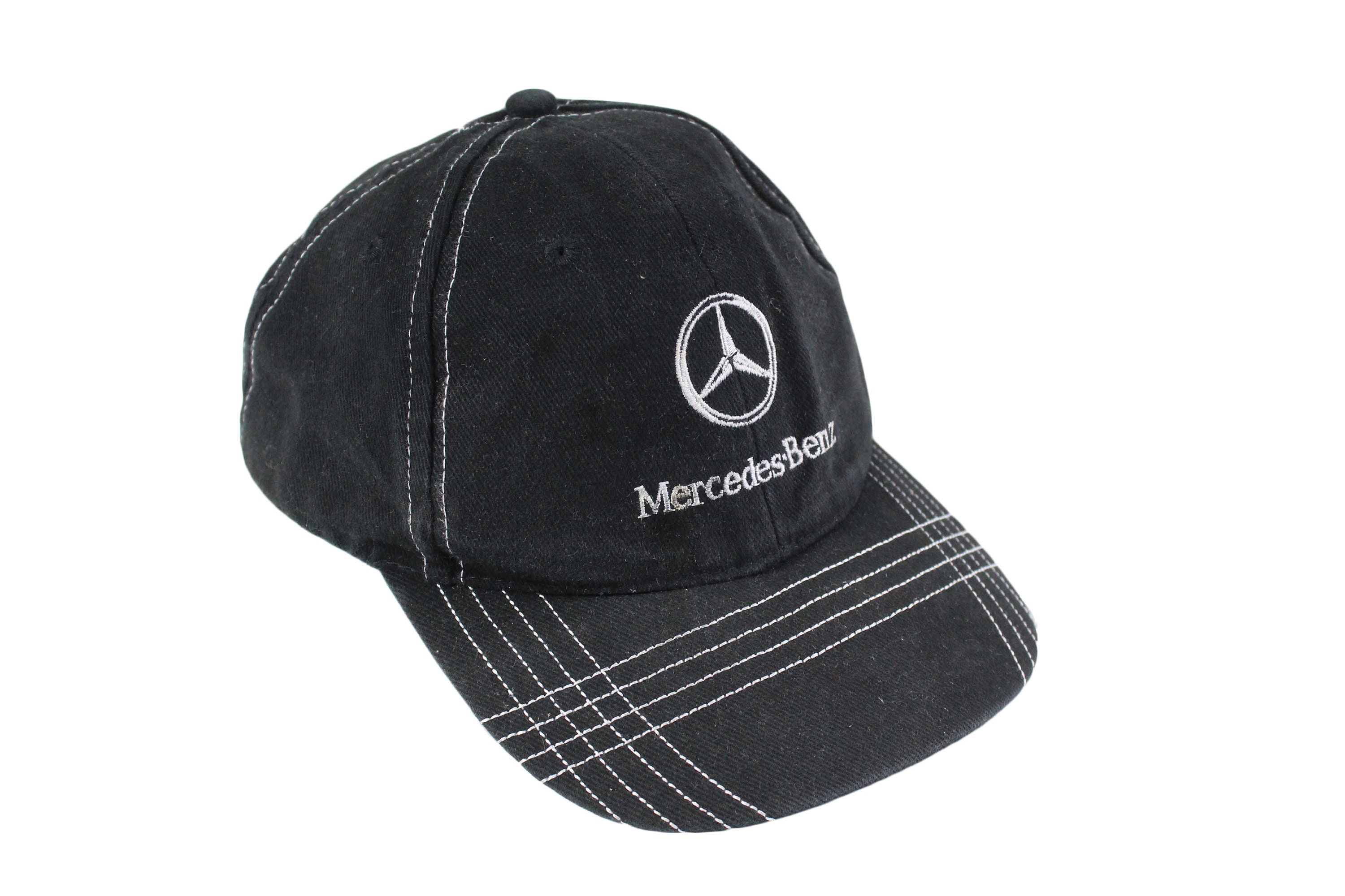 Vintage MERCEDES BENZ Black Big Logo 