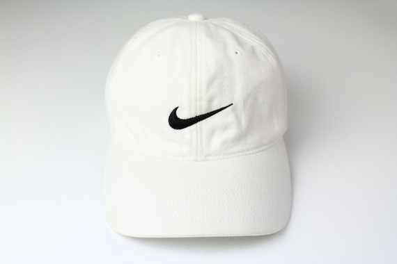 vintage NIKE hat swoosh small logo baseball cap h… - image 2