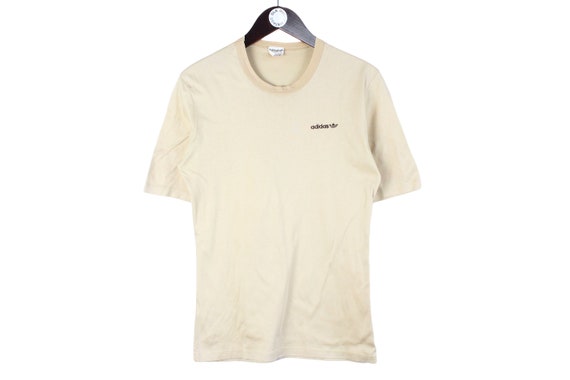 vintage ADIDAS T-Shirt small logo Size S men's 80… - image 1