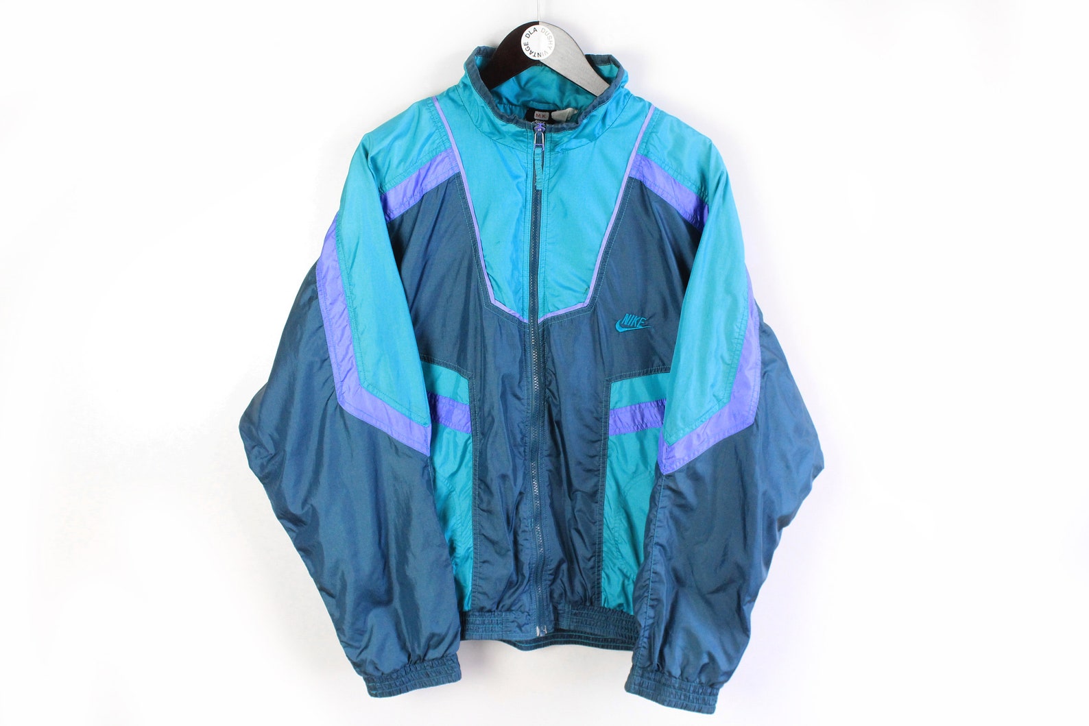 Vintage NIKE Track Jacket Authentic Size M Blue Retro Rave Etsy UK