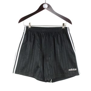 vintage ADIDAS shorts Size L summer black authentic 90s athletic sport style activewear brand streetwear football shorts 3 stripes