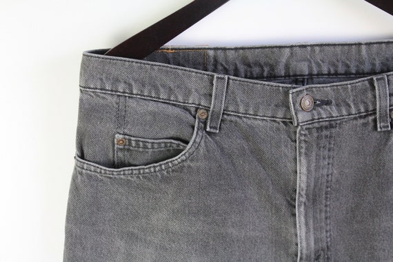 vintage LEVIS 604 Jeans W 36 L 32 authentic gray … - image 3