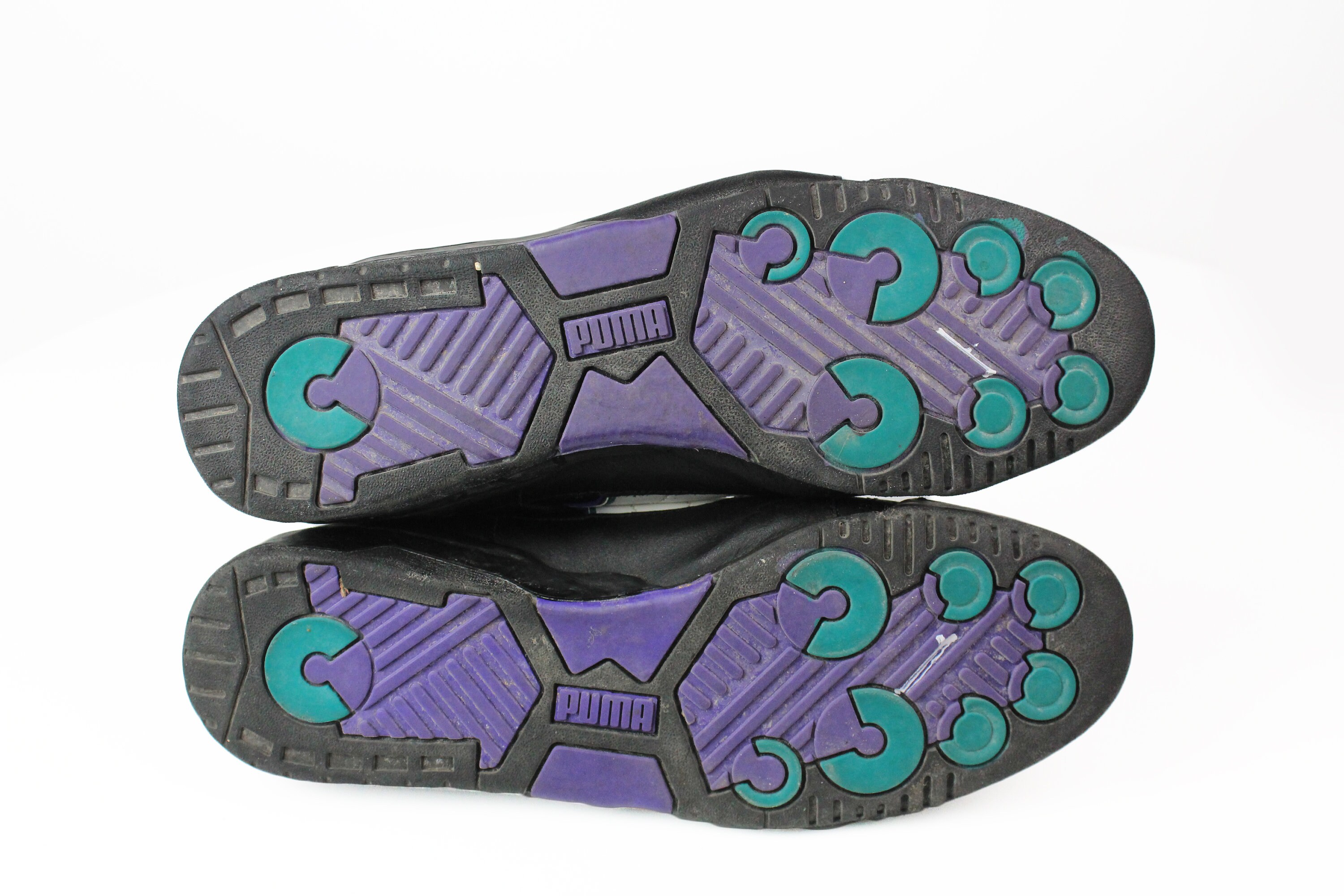 Puma. Disc Lite Mens\' Purple, Teal and Black Athletic Shoes EUC. Size  13 RARE il_fullxfull.2961936499_ta7d.jpg main image 2