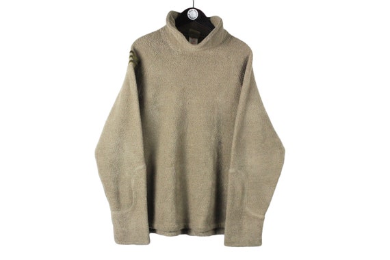 verkiezing En Poort Vintage ADIDAS Fleece Turtleneck Sweater Oversize Men's - Etsy