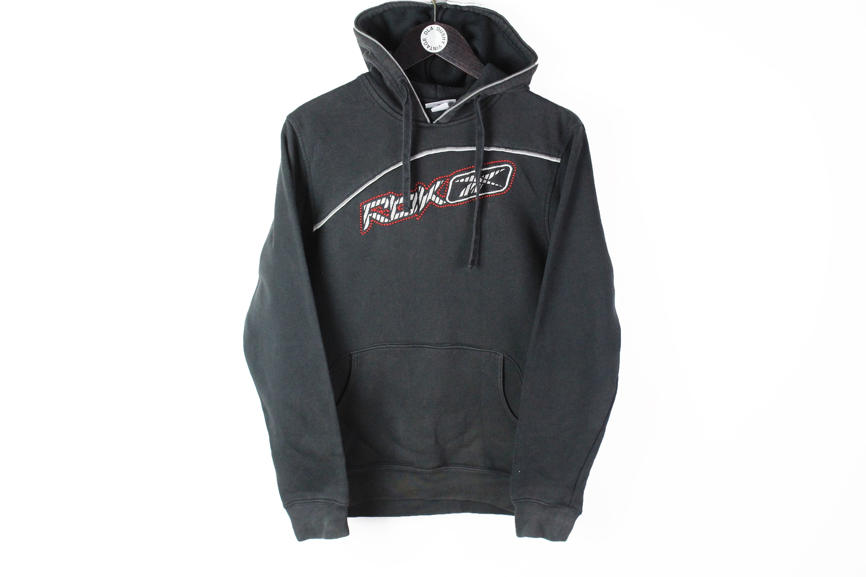 Vintage REEBOK Big Logo Hoodie Size S M Men s Oversize Classic Retro 90s Rave Clothing Streetwear England Sport Wear Athletic Style Jumper Etsy UK