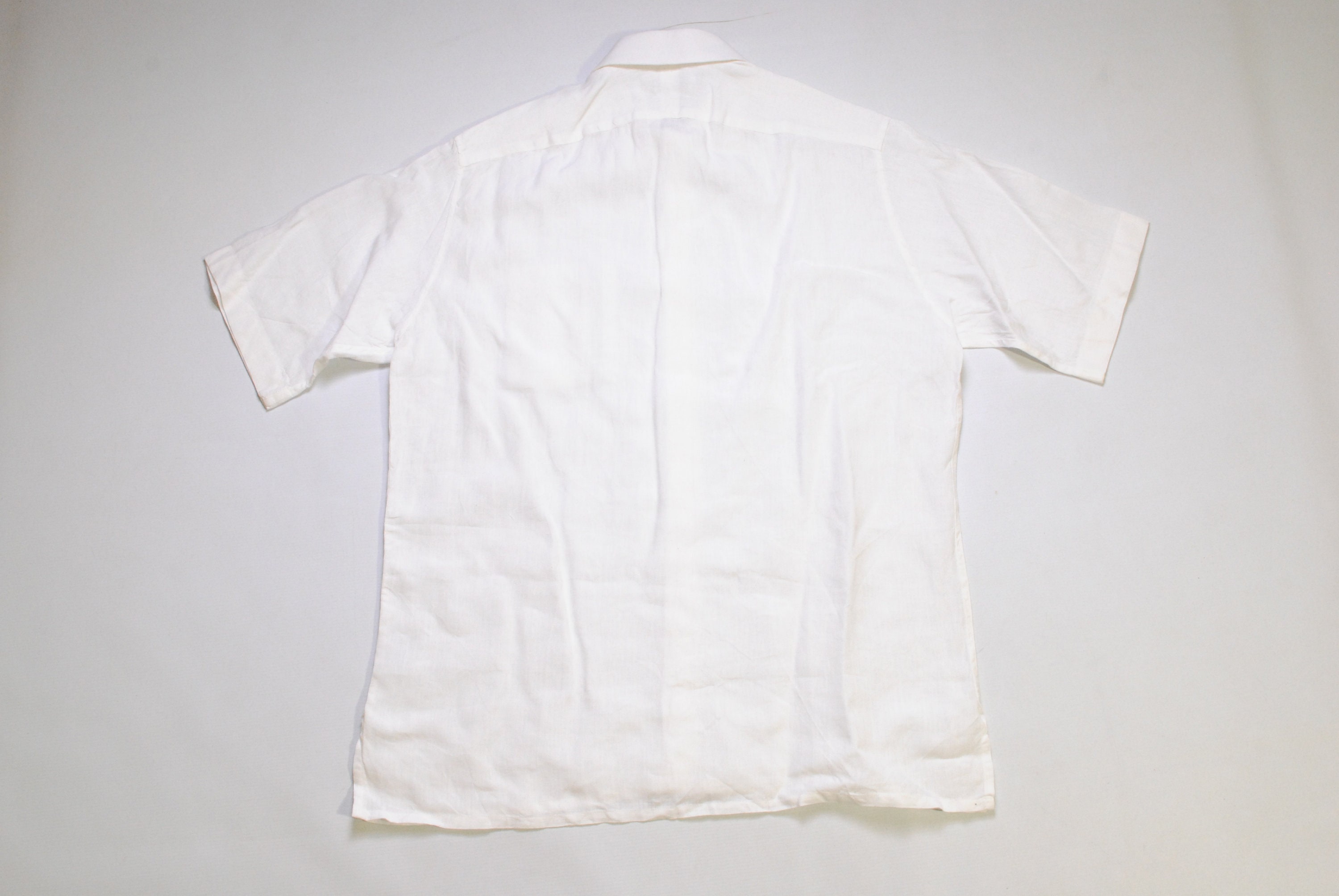 Vintage HERMES Paris White Short Sleeve Shirt Button up - Etsy