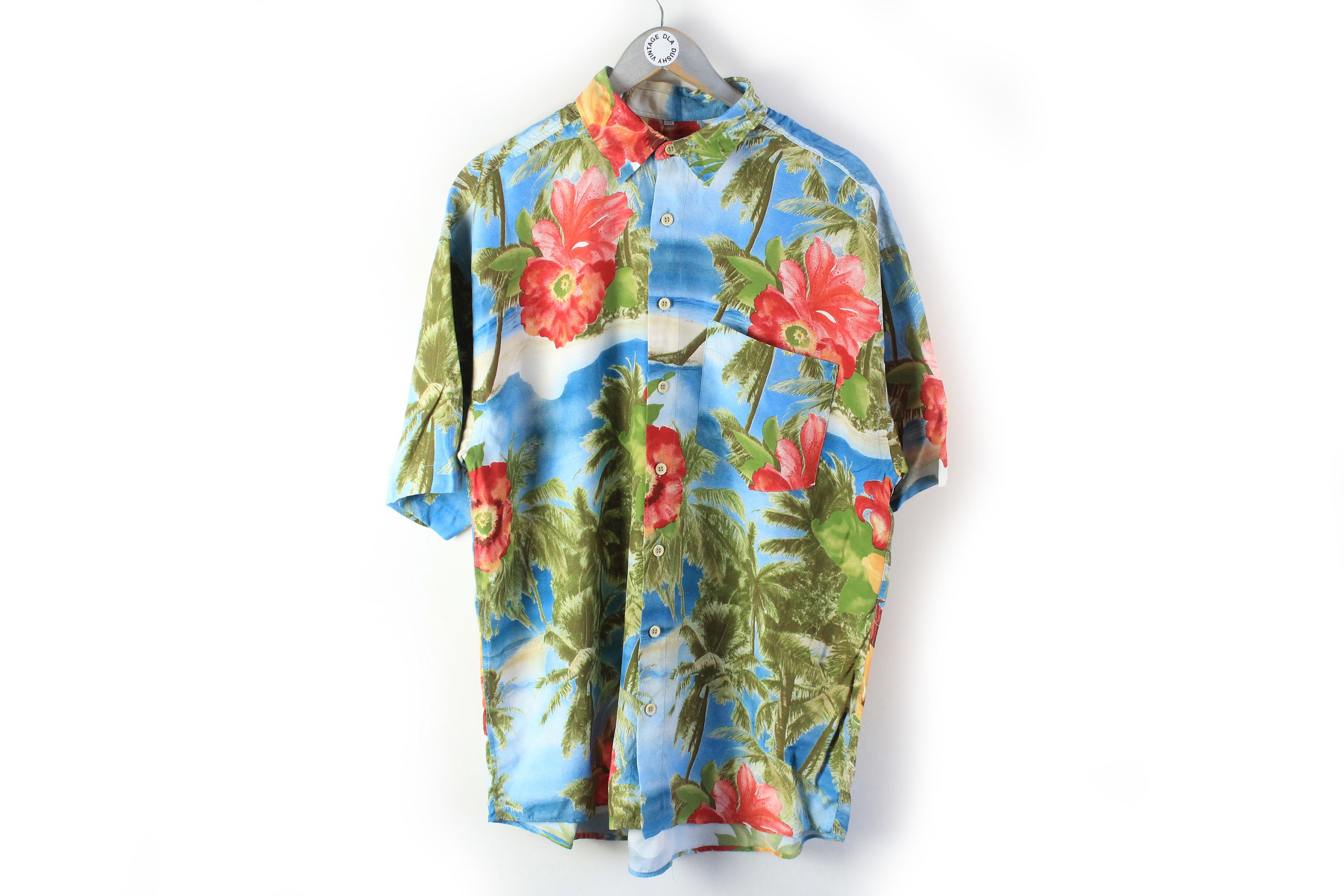 Radioactief visueel tuin Vintage HAWAII Angelo Litrico Shirt Beach Tropical Pattern - Etsy