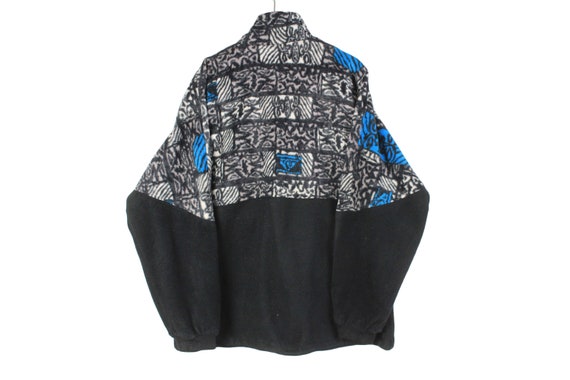 vintage QUIKSILVER Fleece Sweater Polartec black … - image 2