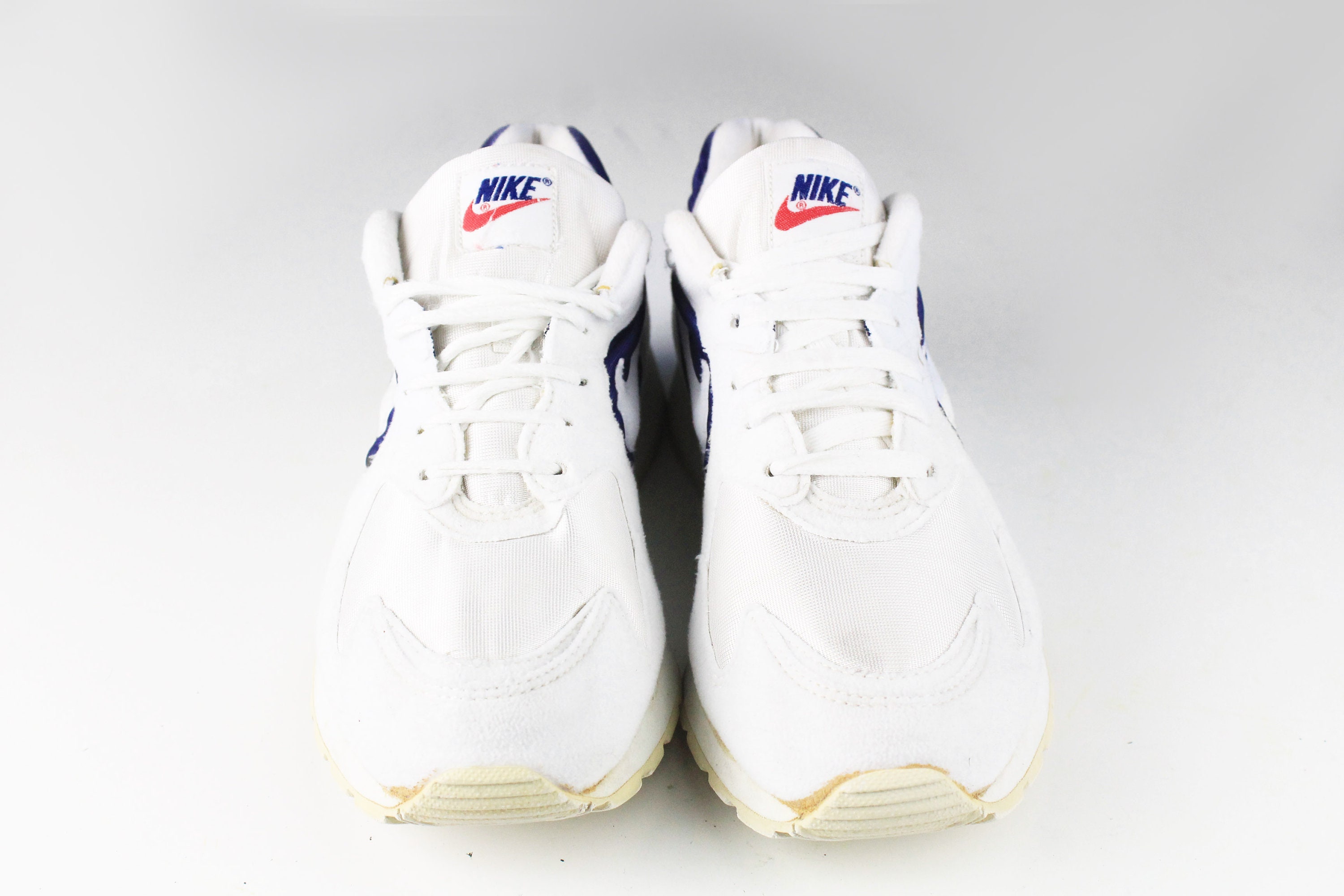 Vintage Nike Outburst Sneakers Men s US 8 Rare Authentic Athletic Shoes White Retro Sport 90 s Run Streetwear Big Swoosh Logo Trainers Style