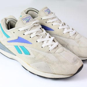 vintage REEBOK Sneakers Women&#39;s US 9 EUR 40 authentic athletic shoes rare retro sport 90&#39;s 80&#39;s casual streetwear trainers classic rapide