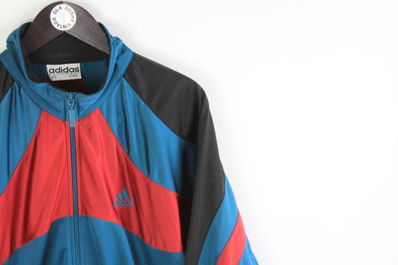 vintage ADIDAS EQUIPMENT tracksuit blue red Size … - image 4