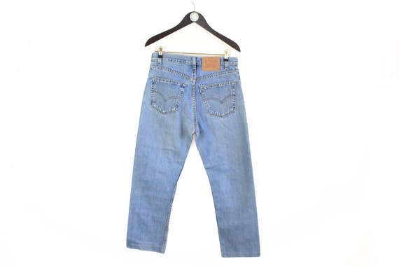 vintage LEVIS 505 JEANS authentic men's Blue Jean… - image 2