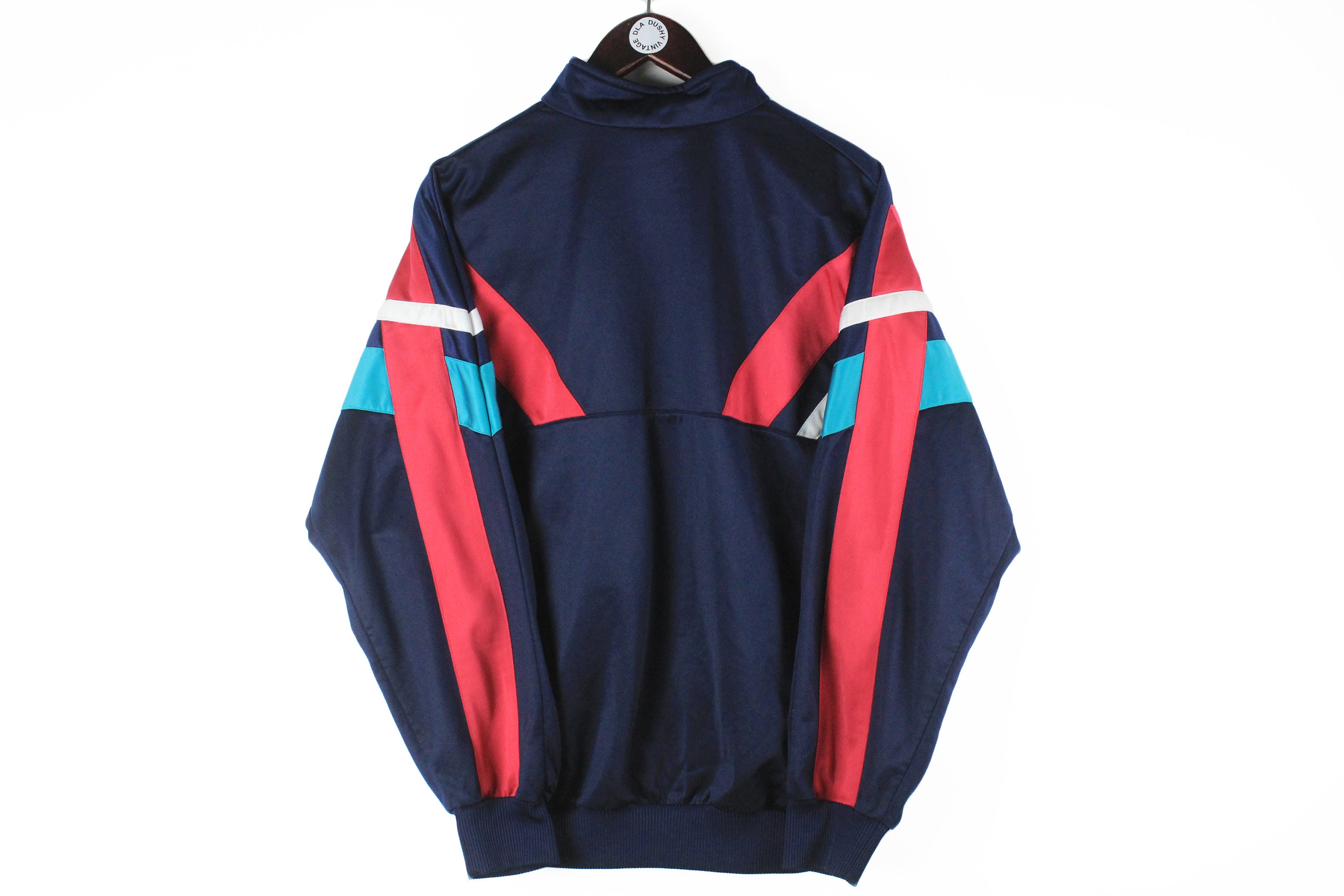 ヴィンテージ ADIDAS トラックジャケット サイズ M メンズ 本物 ブルー