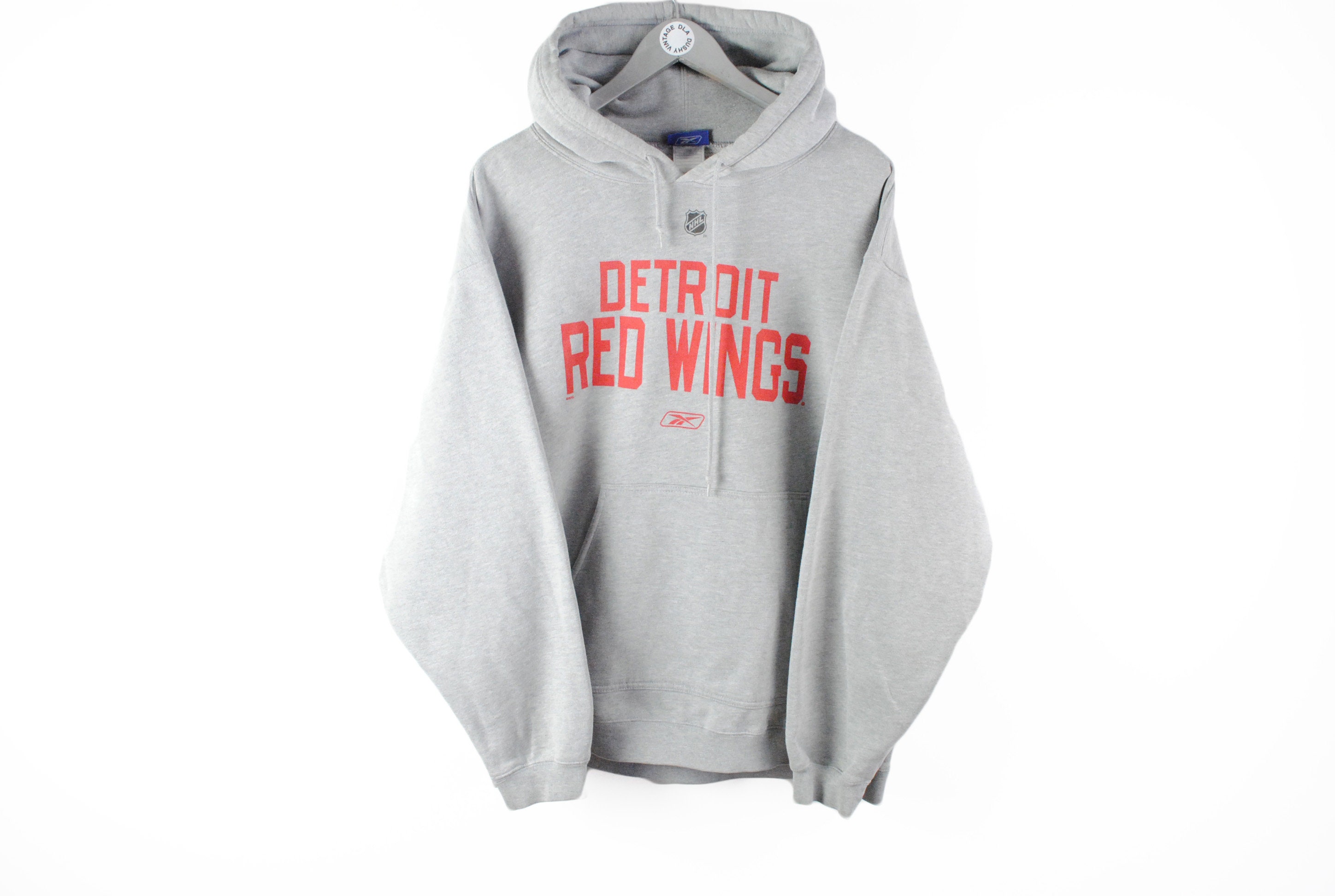 Adidas Men's Detroit Red Wings NHL Hockey League Hoodie Sweatshirt