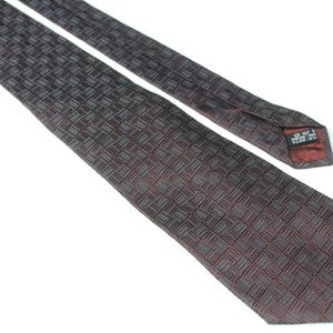 vintage Salvatore Ferragamo Tie silk luxury pattern necktie retro beautiful print 90&#39;s gift for him accessories classic authentic style