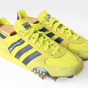 vintage ADIDAS Adistar Competition Spikers Shoes Women&#39;s US 6 retro 90s track running sneakers athletic classic sport collection trainers