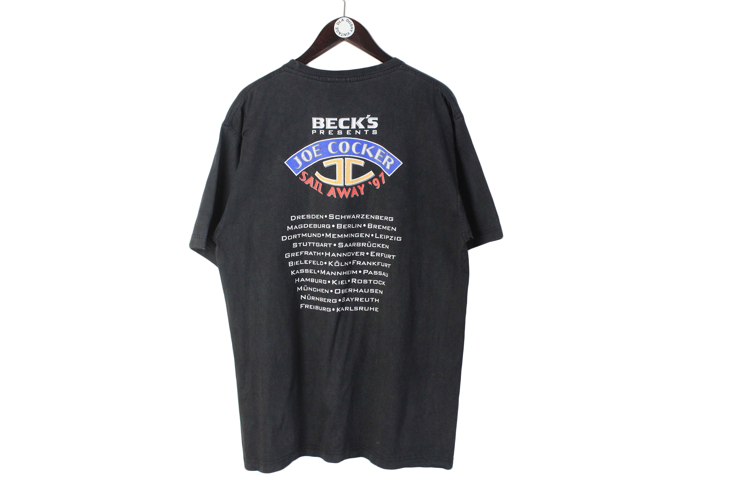 Vintage Joe Cocker 1997 Tour Sail Away Becks Men's T-shirt - Etsy Canada