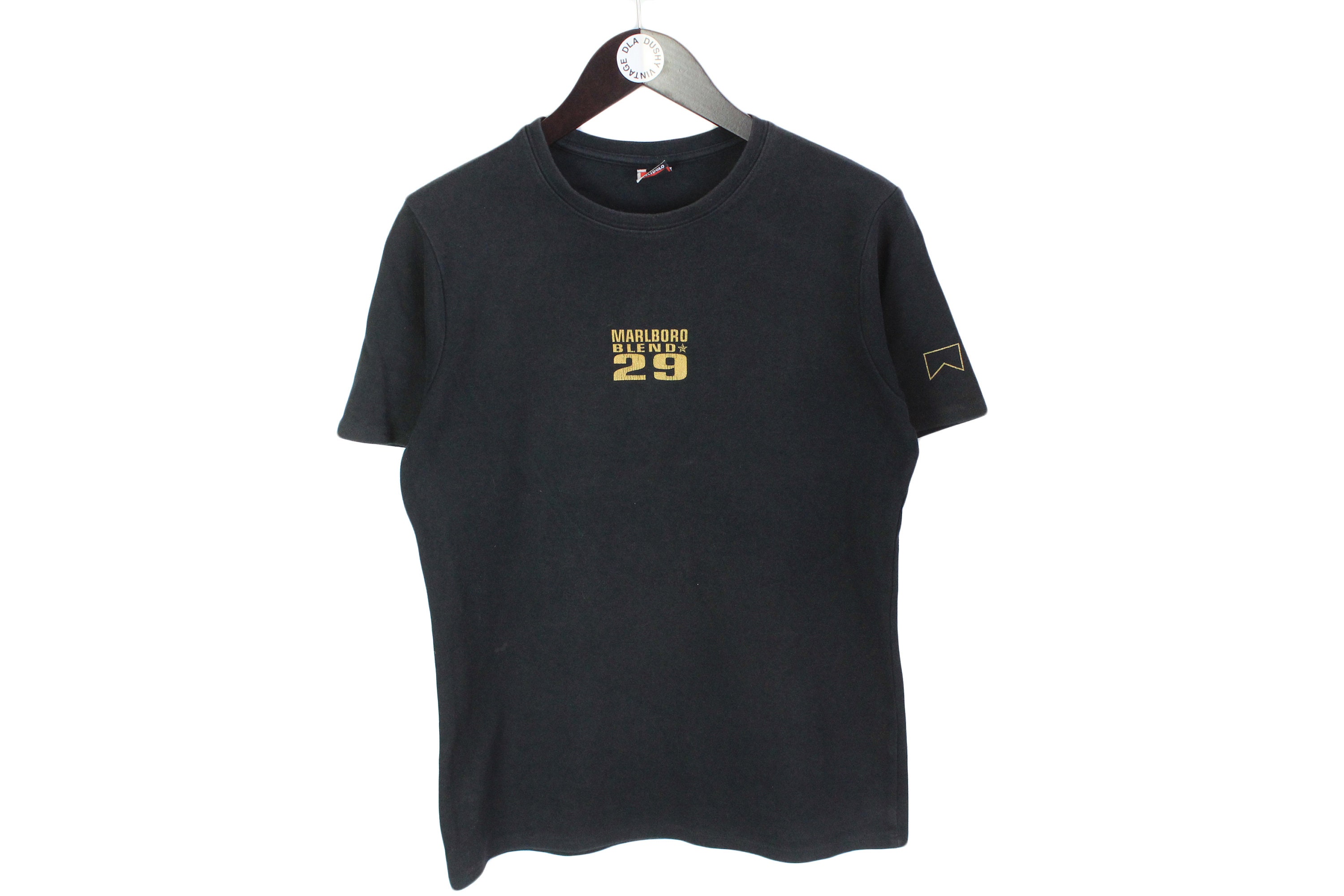 Marlboro マルボロ train s/s fade t-shirt l Vintage Marloboro Unlimited Cigarette Black Train T Shirt