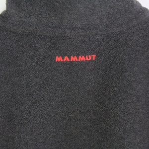 vintage MAMMUT Fleece Snap Button Sweater men's Size XL gray authentic 90s rare retro small logo winter outdoor sport athletic oversize image 5
