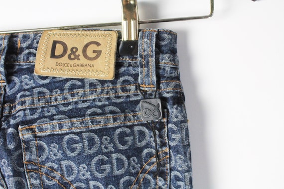 Dolce and top gabbana monogram jeans
