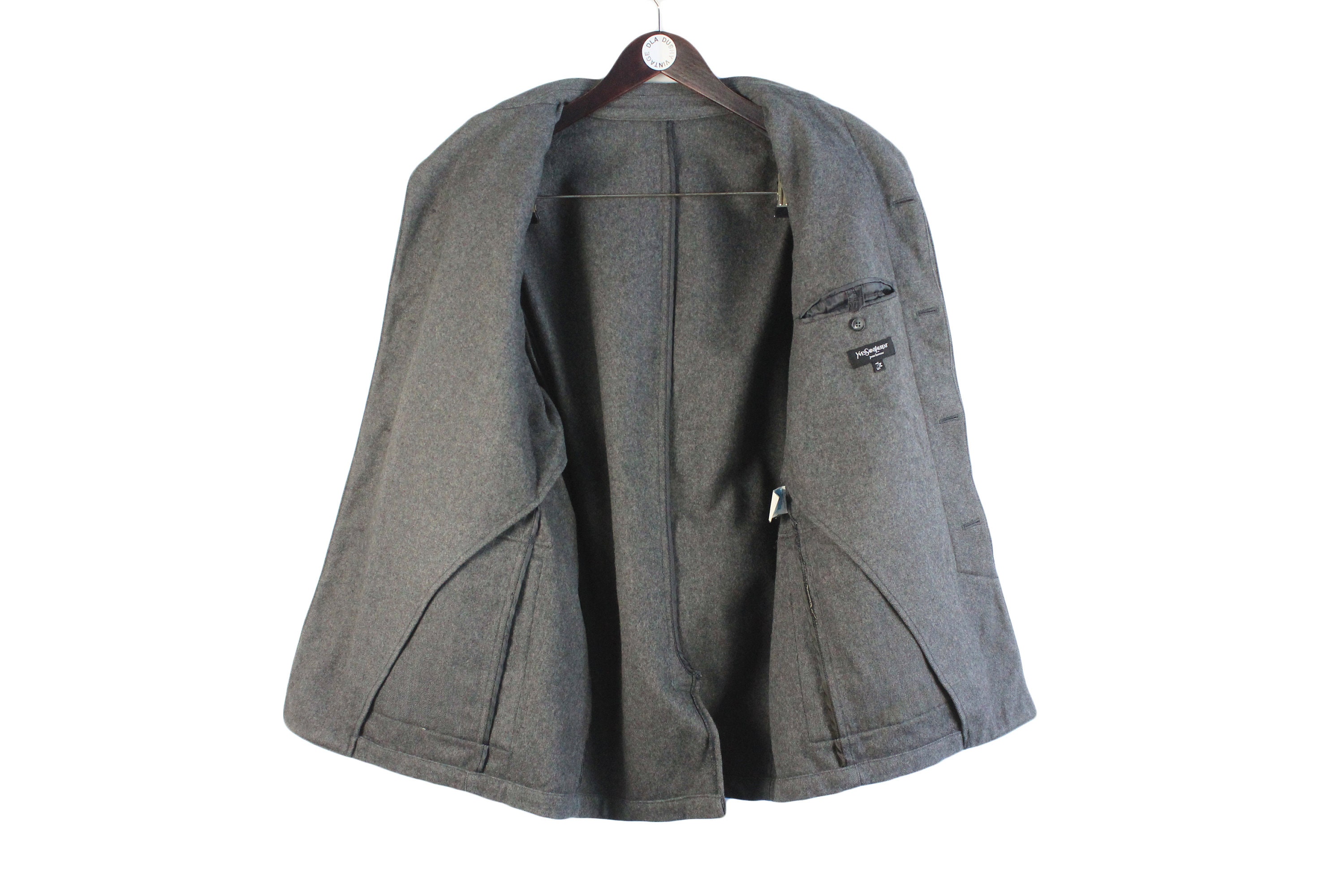 Vintage YVES SAINT LAURENT Coat Jacket Retro Style Size M