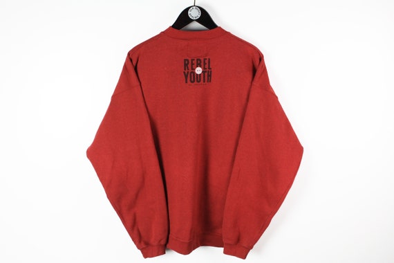 vintage LEVIS men's sweatshirt Rebel Youth authen… - image 2