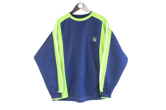 vintage ADIDAS sweatshirt Size L oversized long s… - image 1