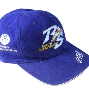 vintage BMW F1 Team Ralf Schumacher Cap blue baseball authentic race team retro 00&#39;s Formula 1 brand style car motor Hat big logo