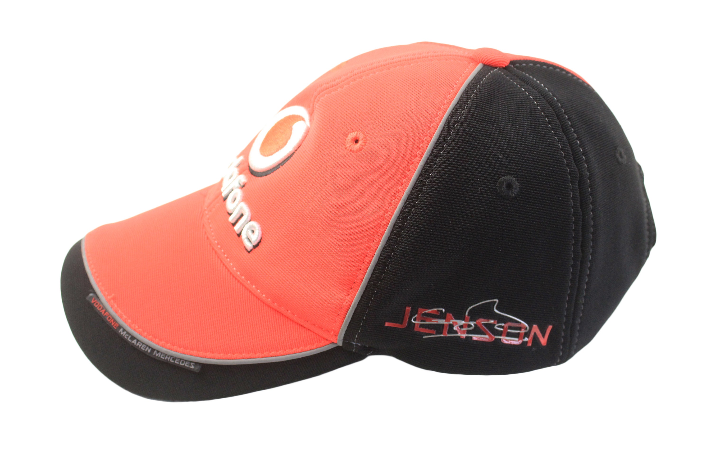 帽子 ヴィンテージ メルセデス マクラーレン ジェンソン キャップ レッド