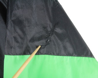 Vintage K-WAY Anorak Jacket Oversized Size M Black