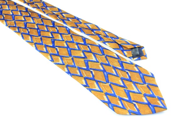 vintage ERMENEGILDO ZEGNA Tie 100% silk necktie r… - image 1