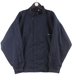 vintage MERCEDES BENZ Jacket men&#39;s Size L blue authentic racing coat 00s 90s car sport athletic streetwear F1 Formula 1 Mechanic wear
