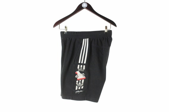 Vintage ADIDAS Fifty One Shorts Size S Brand With the Three Stripes Authentic Classic Black Logo 90s Sport Germany Athletic Style Summer Etsy UK