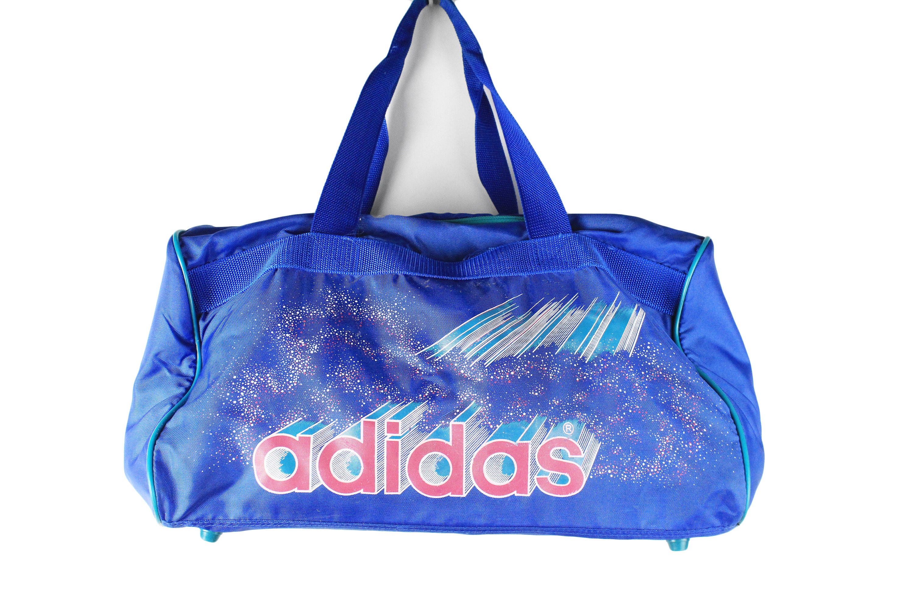 Adidas duffel bag sales blue