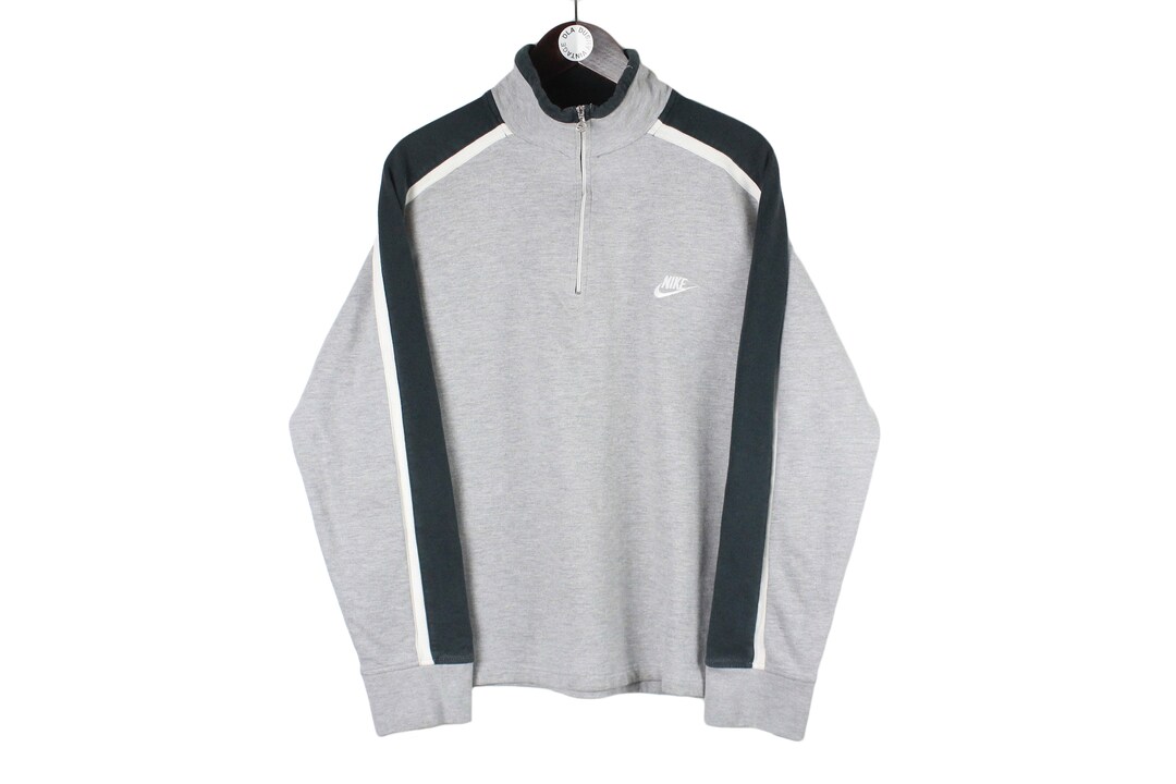00'S Nike One Point Logo Sweatshirt Trainer Men's M size cotton gray type Vintage Second Hand