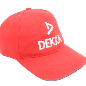 vintage DEKRA Cap One Size red authentic race team Hat Big logo F1 Formula 1 men&#39;s sport style racing Ferrari sponsor cap