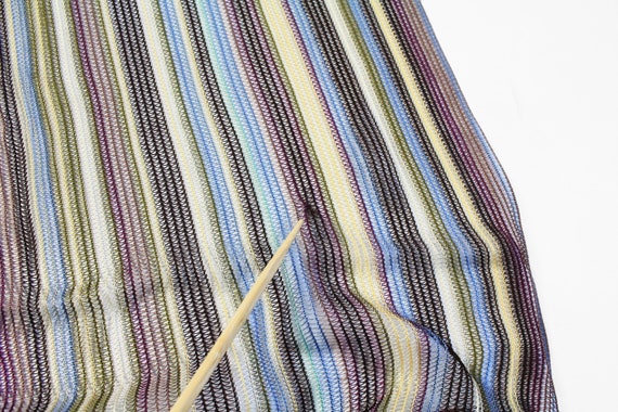 MISSONIプリーツスカーフ MISSONI Scarf - Black Red | Garmentory