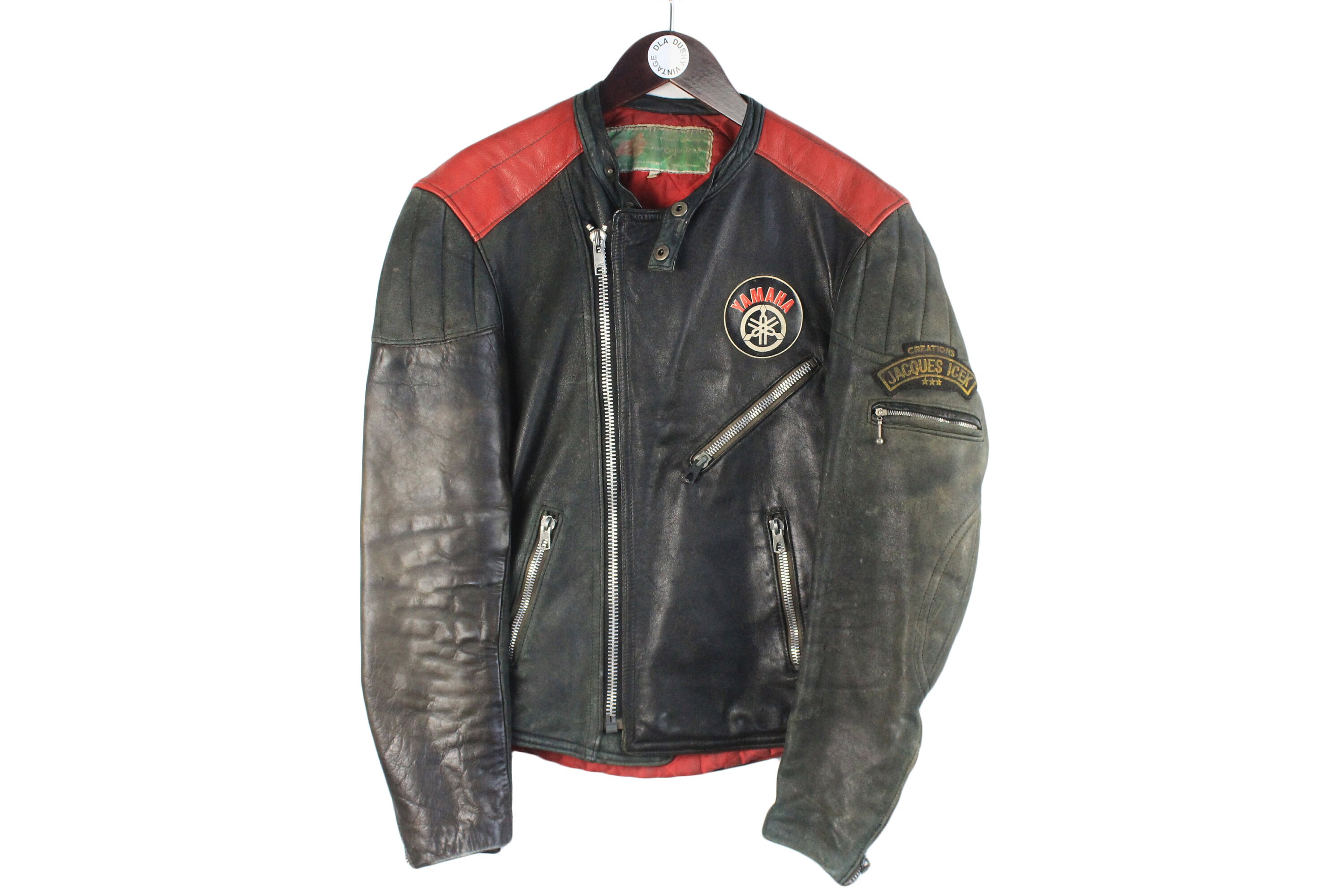 ヴィンテージ ジャック・イセック ヤマハ レザージャケット サイズ