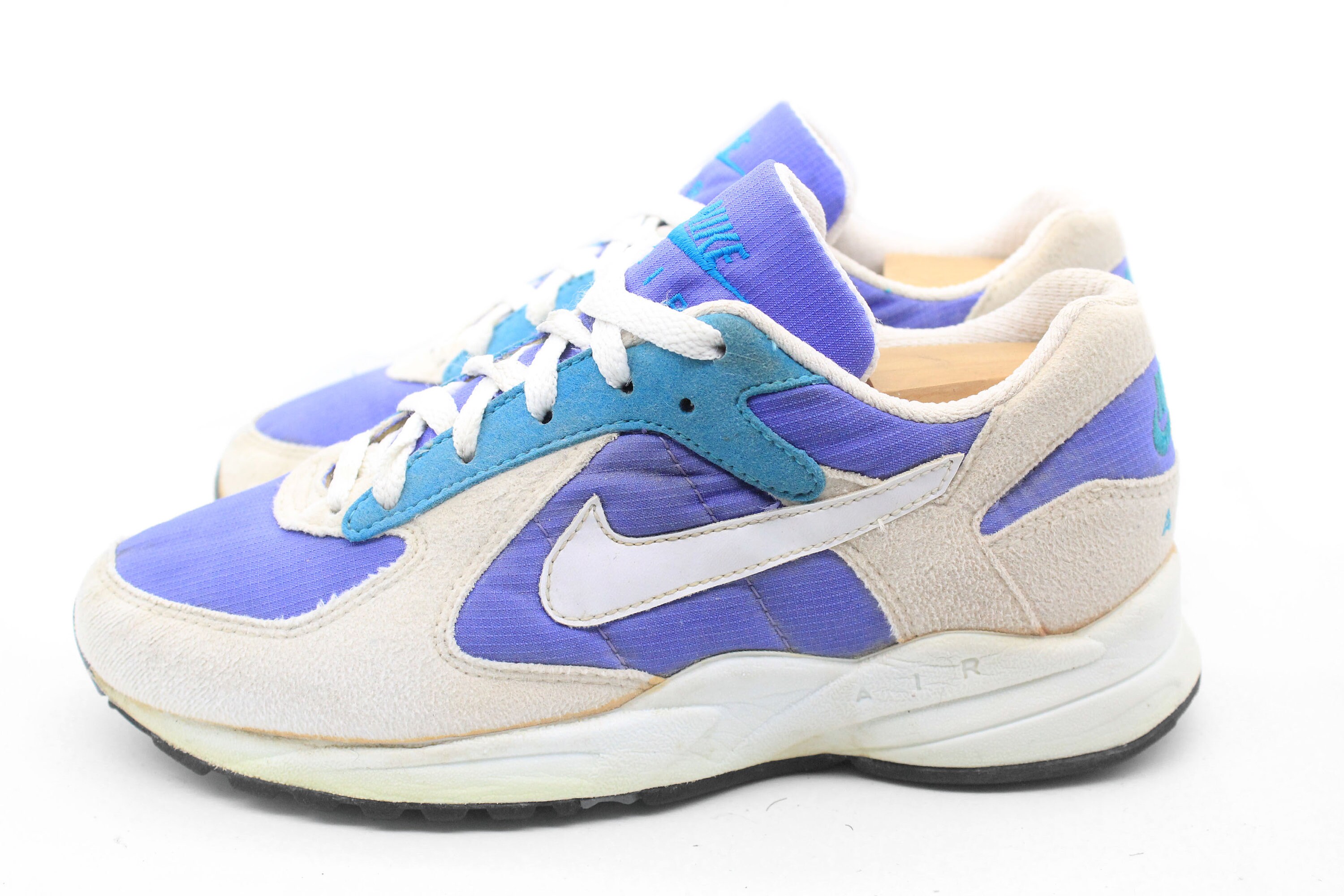 Vtg Nike Air Icarus Varsity Royal Blue Sz 13 NEW Vintage NIKE Air Icarus Sneakers Authentic Athletic Shoes  main image 3