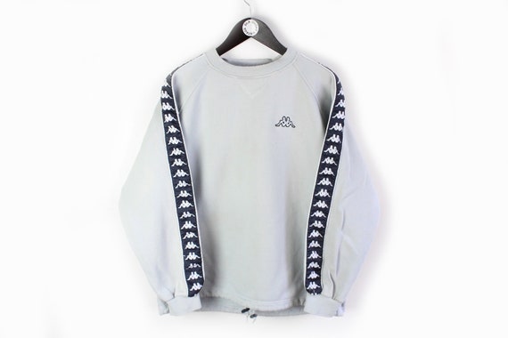 Vintage KAPPA Sweatshirt Gray Sport Cotton -