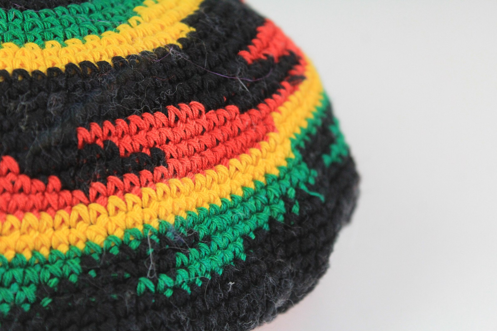 Vintage RASTA Beret Hat Black Multicolor 90s Bob Marley Style Etsy