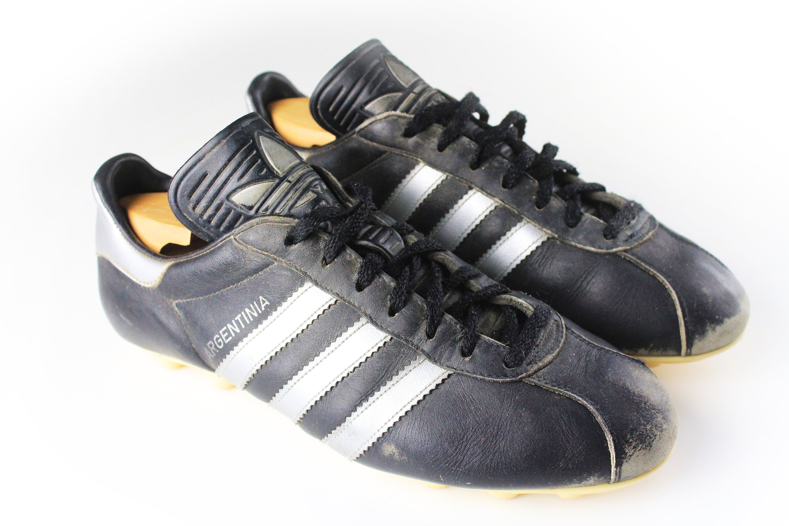 Vintage ADIDAS Argentinia Boots Football Shoes Leather -
