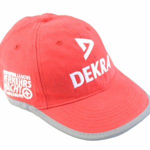 vintage DEKRA Cap One Size red race Hat Big logo F1 team Formula 1 men&#39;s sport style authentic racing Ferrari sponsor cap